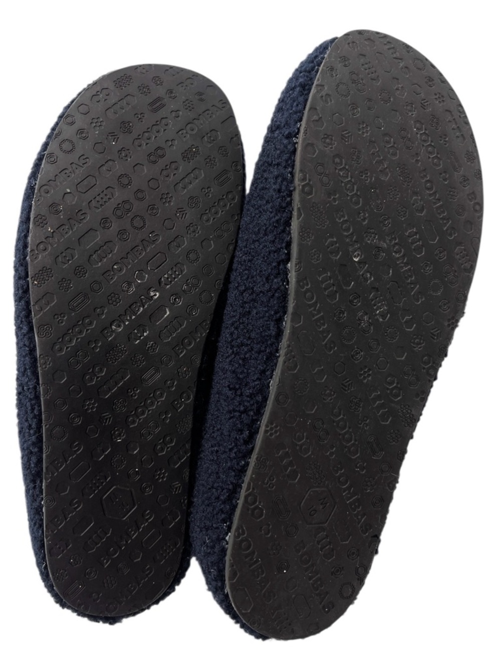 Bombas Men’s 10 Navy Blue Sherpa Clog Slippers - Picture 3 of 4